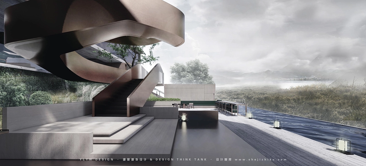 砚园 - 端砚之写意形态与空间融合