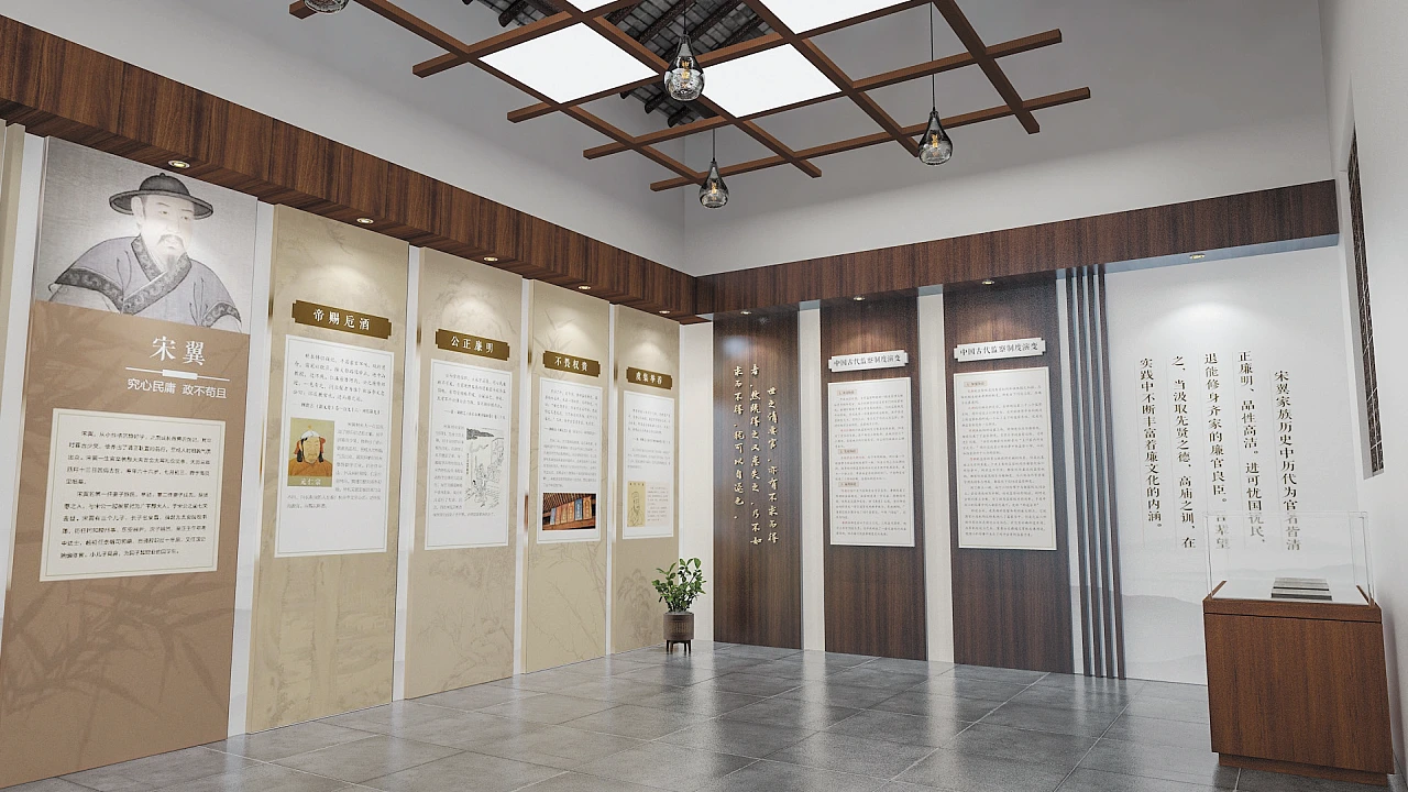 乡镇文庙廉政展厅